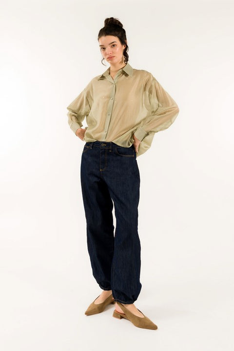 Jeans baloon cropped