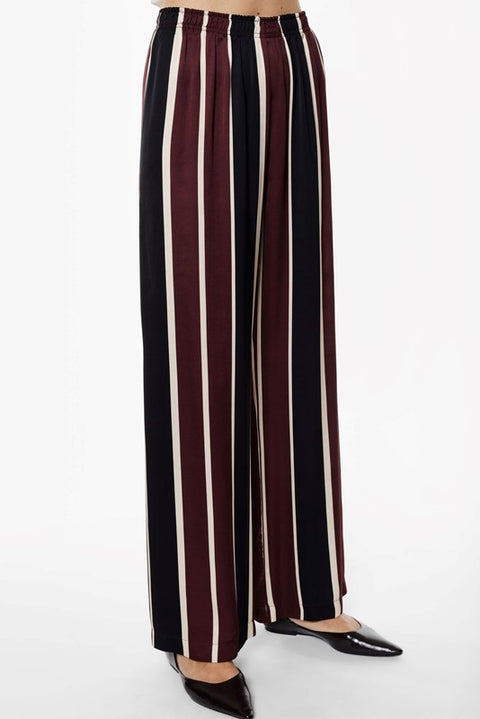 Pantalone morbido a righe