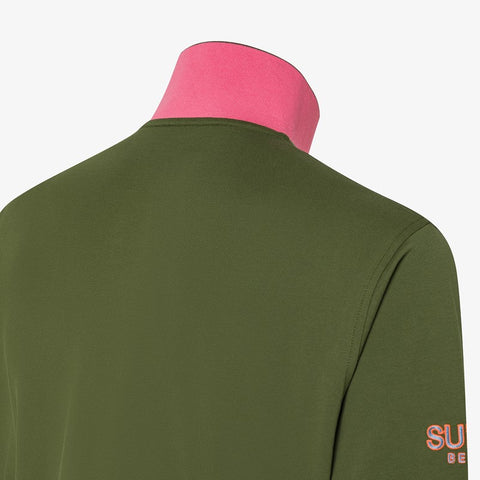 Polo con sottocollo a contrasto