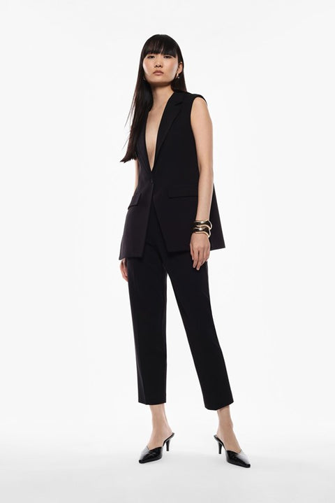 Pantaloni a vita alta sartoriali