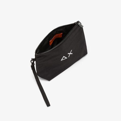 Pochette in nylon nero