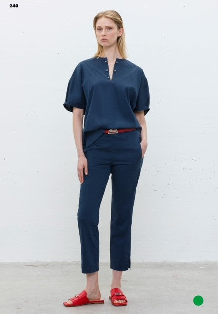 Pantalone jogger cotone con tasche