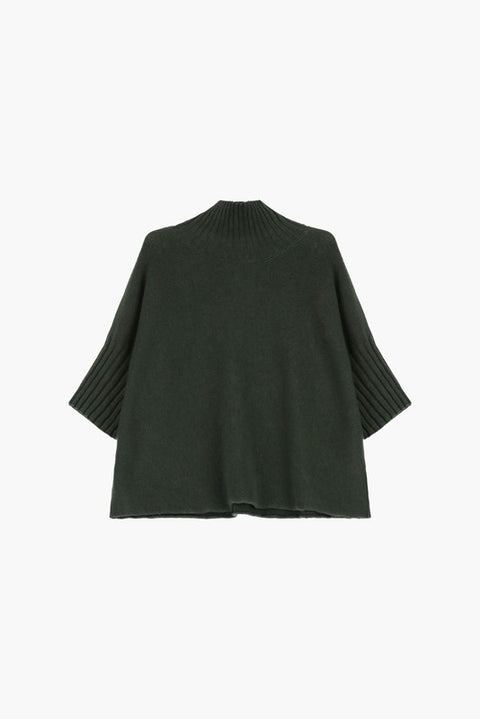 Maglia manica gomito collo vulcano