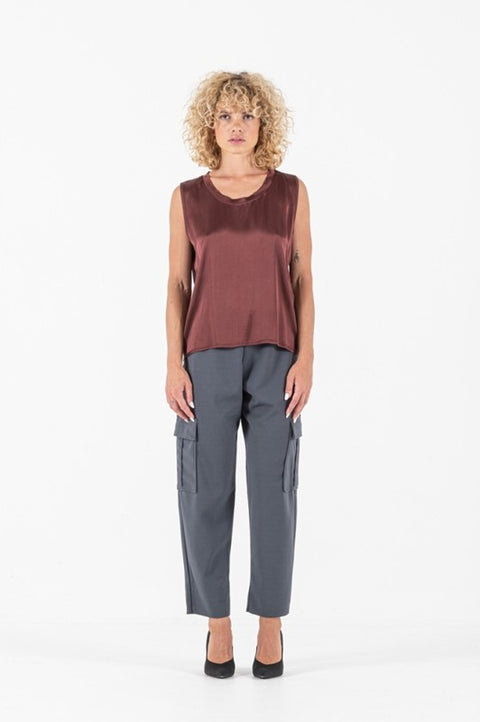 Canotta raso elasticizzato sc madonna - tank top