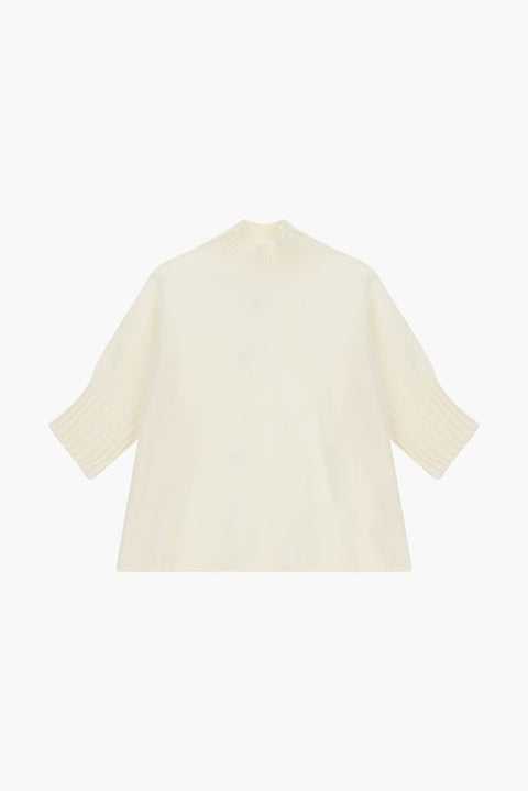 Maglia manica gomito collo vulcano