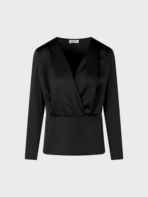 Blusa con scollo a v