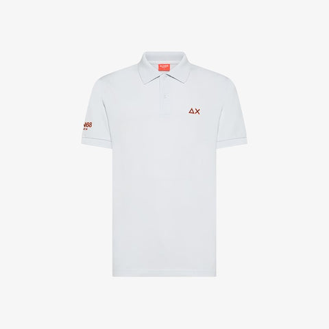 Polo con sottocollo a contrasto