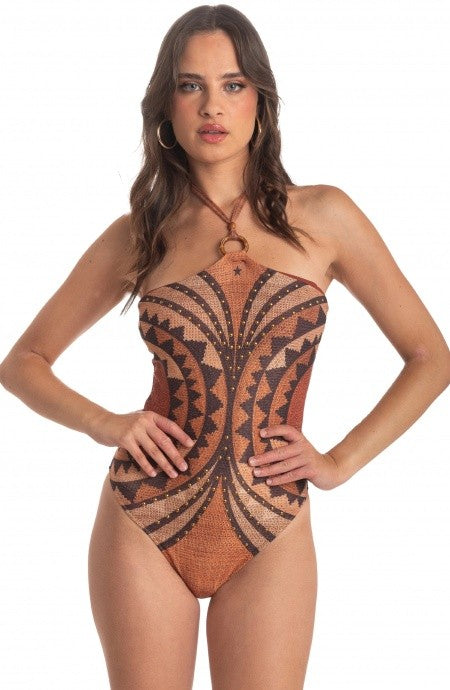 Costume ricamo intero borchie