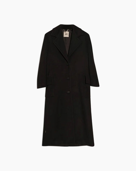 Cappotto lungo tinta unita