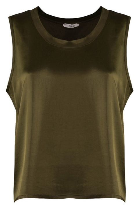 Canotta raso elasticizzato sc madonna - tank top
