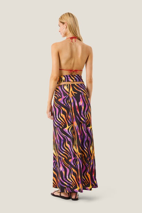 Gonna lunga hypnotic zebra