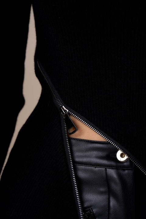 Maglia zip apribile