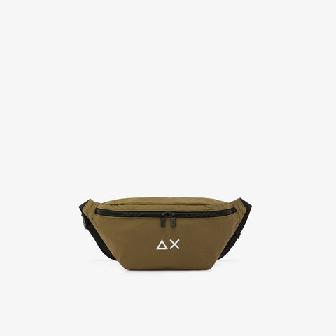 Marsupio in nylon verde militare scuro