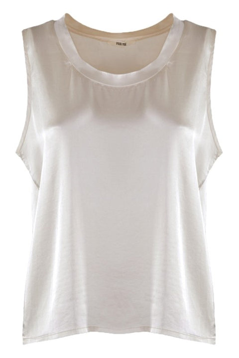 Canotta raso elasticizzato sc madonna - tank top