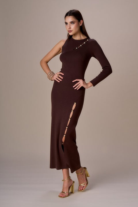 Abito cutout diamond chic