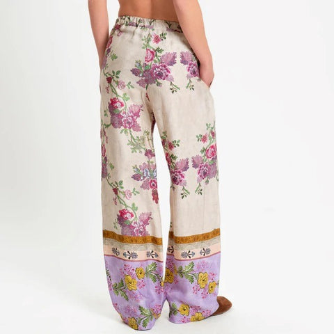 Pantalone fiorato