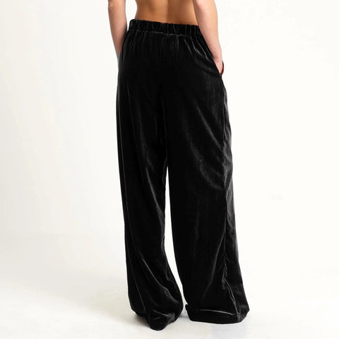 Pantalone velluto elastico dietro