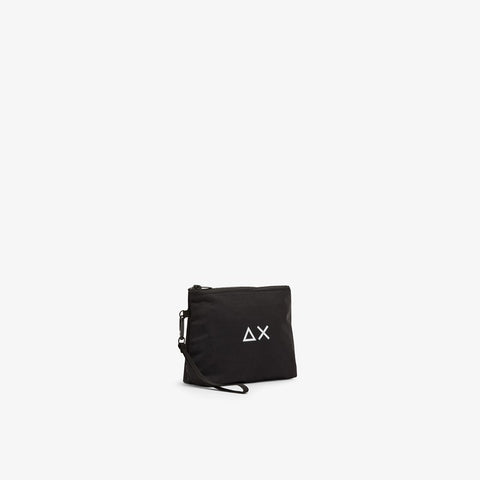 Pochette in nylon nero
