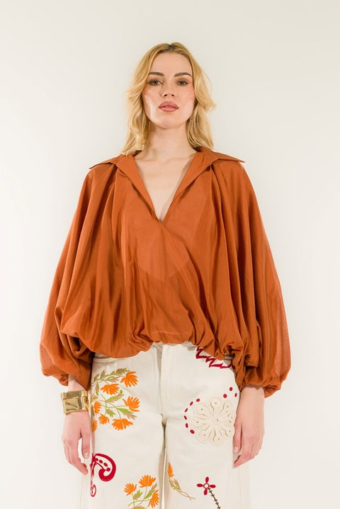 Camicia ampia palloncino