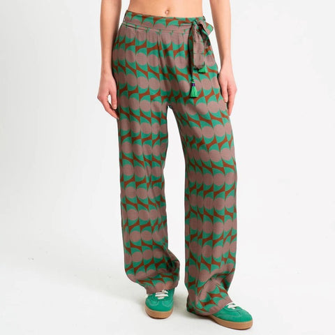 Pantalone fantasia geometrica