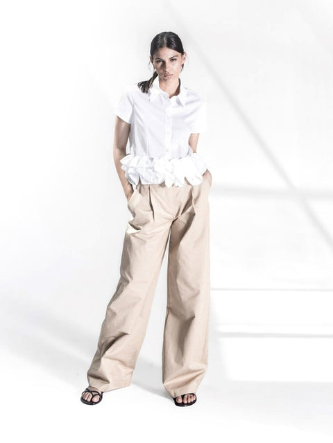 Camicia manica corta con rouge