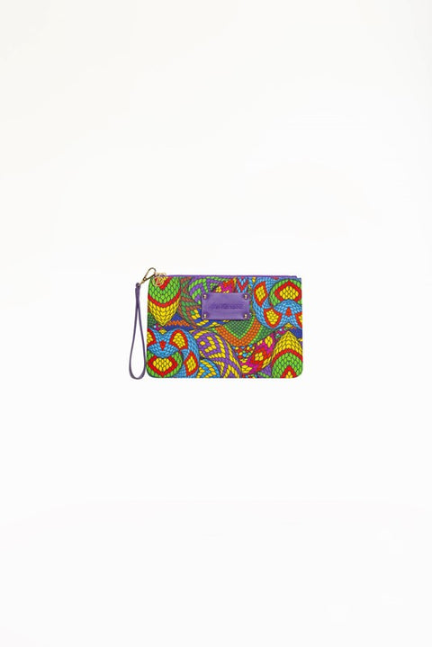 Pochette capri snake skin