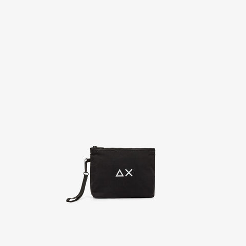 Pochette in nylon nero