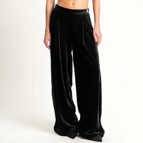 Pantalone velluto elastico dietro