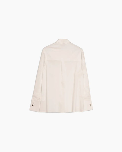 Camicia in tessuto con polsino ampio e gemelli