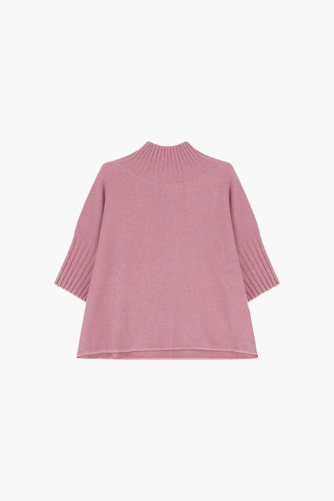 Maglia manica gomito collo vulcano