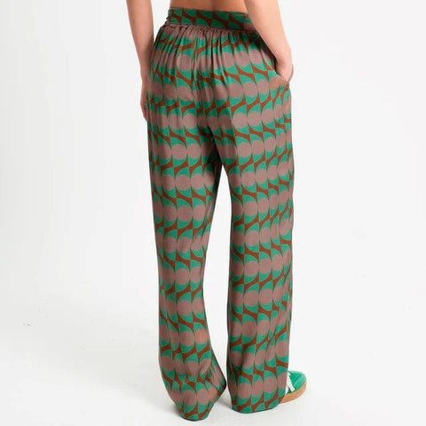 Pantalone fantasia geometrica