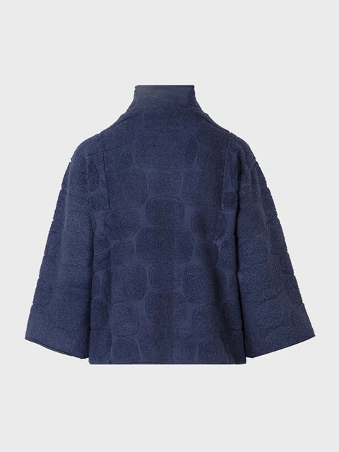 Maglia lupetto con manica larga in ciniglia