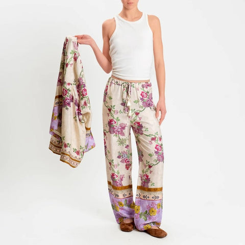 Pantalone fiorato