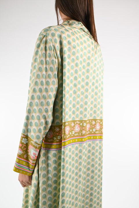 Kimono lungo fantasia optical tiffany
