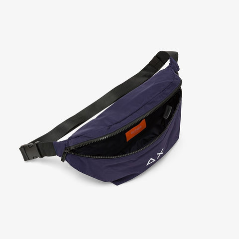 Marsupio in nylon blu navy