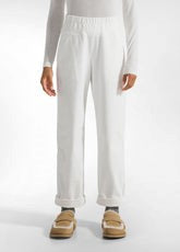 Pantalone velluto coste larghe