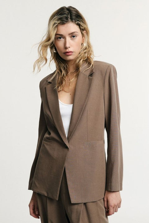 Blazer regular-fit monopetto tasche frontali