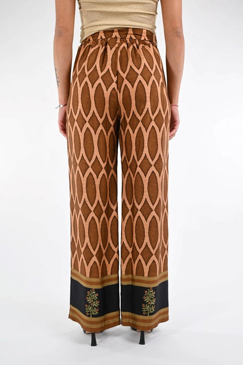 Pantalone palazzo fantasia